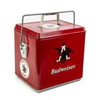 Restored Vintage Budweiser Ice Chest Cooler