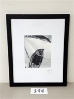 Signed, Numbered Rearview Automobile Art (No Ship)