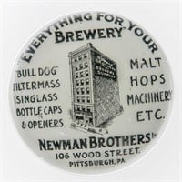 Glass Newman Brothers Inc Advertising Paper Weight