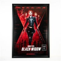 "Black Widow" 2021 Movie Poster Cast Signed
