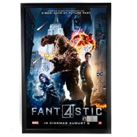 "Fantastic Four" (2015) Movie Poster Signed