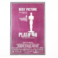 "Platoon" 4 Academy Awards 1968 Lobby Poster