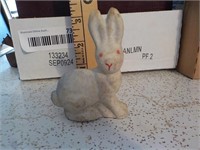 3" Paper Mache bunny rabbit