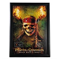 "Pirates of the Caribbean" Movie Poster Signed