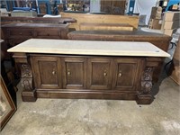 Marble Top Bar/ Console Chest