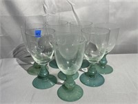 8 Villeroy & Boch Blown Glass Water Glasses