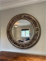 Round Decorative Wall Mirror -57"