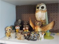 Owl figurines