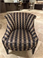 Upholstered Silk Chair