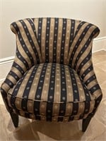 Upholstered Silk Chair