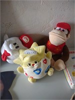 (3) Nintendo plush toys