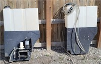 (2) 20 Gallon Saddle Tanks w/ FloJet 2.1 GPM Pump