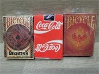 (3) NEW Sealed Decks of Cards