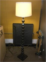 Designer Floor Lamp with Shade - Metal - approx.