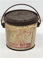 Small Early Sunny Boy Peanut Butter Tin with Lid