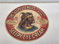 Sleepy Eye Cream Paper Label