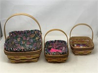 3 Longaberger baskets-1998 medium Easter