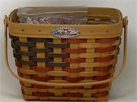 Longaberger 1998 25th anniversary basket with
