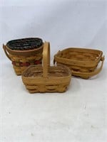 3 Longaberger-1999  little joy basket with