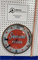 Supersweet Feeds Clock