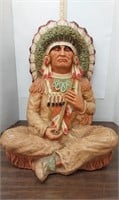 Vintage 1973 Large Collectible Native American