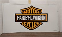Harley Davidson metal wall hanging sign. 22in x
