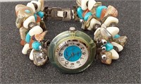 Vintage Cardini quartz stone watch. Needs