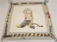 JACK BOYNTON SIGNED "UNTITLED BOOT" LITHOGRAPH