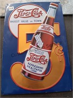 Vintage Pepsi Cola sign