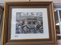 David Mann Motorcycle wall picture print