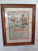 Coca cola wall picture