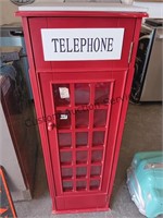 Vintage 5 tier telephone booth shelf