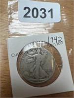 1942 liberty silver dollar coin