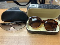 2 pairs of sunglasses