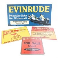 Contemporary Outboard Motor Signs - 4