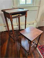 Early 20th Century Folding Telephone Table