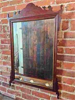 Antique Mahogony Framed Wall Mirror