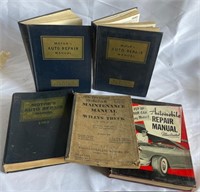 LOT OF EARLY AUTO REPAIR MANUALS