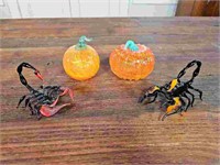 Artist Signed Art Glass Halloween Lot