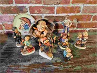 9 Piece Lot of Hummel Figures