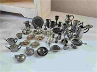 Estate Lot Pewter Dollhouse Miniatures