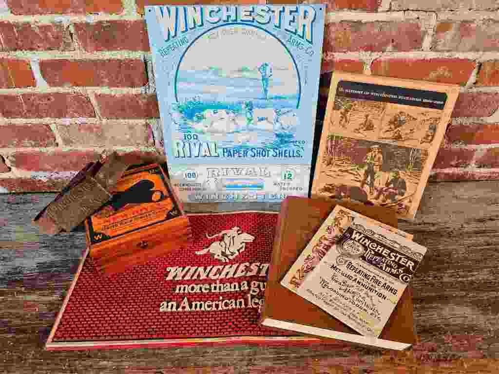 Lot of Winchester Rifle Ephemera & Objects