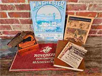 Lot of Winchester Rifle Ephemera & Objects