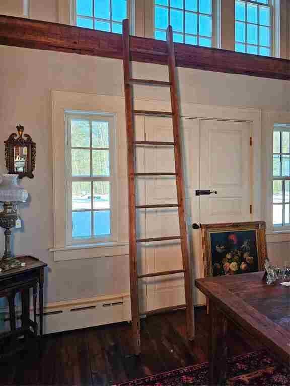 119" Tall Primitive Wood Cabin Ladder