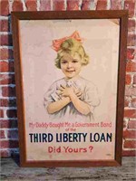 WWI "Third Liberty Loan" Government Bond Poster