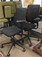 Pair Steelcase Rolling Office Chairs - Good