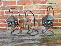 3pc Lot of Decorative Candle Holders