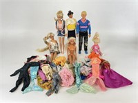 Selection of Barbie Dolls & Clothing