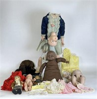 Selection of Dolls & Doll Parts