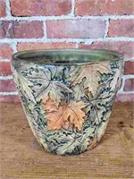 Weller Pottery 1920s Woodcraft Leaf Planter - 9.5"